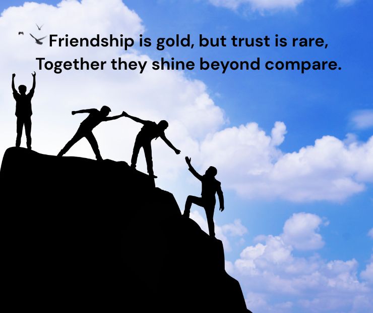 2 Line Trust Friendship Shayari in English