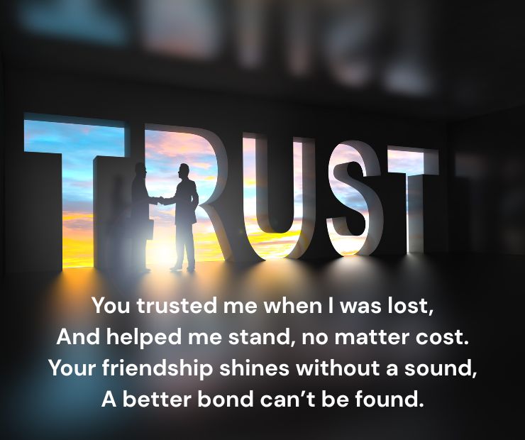4 Line Trust Friendship Shayari