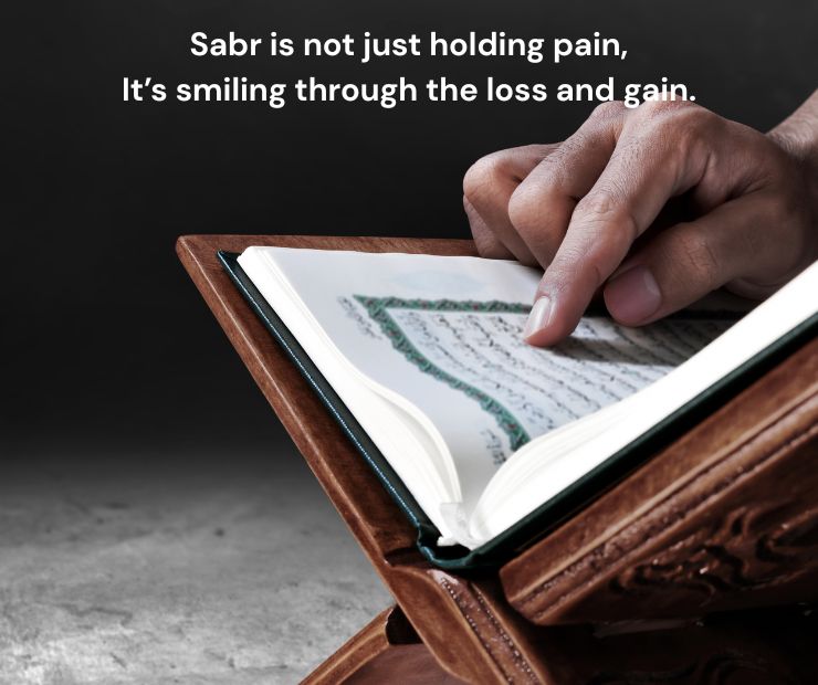 Sabr Islamic Shayari in English